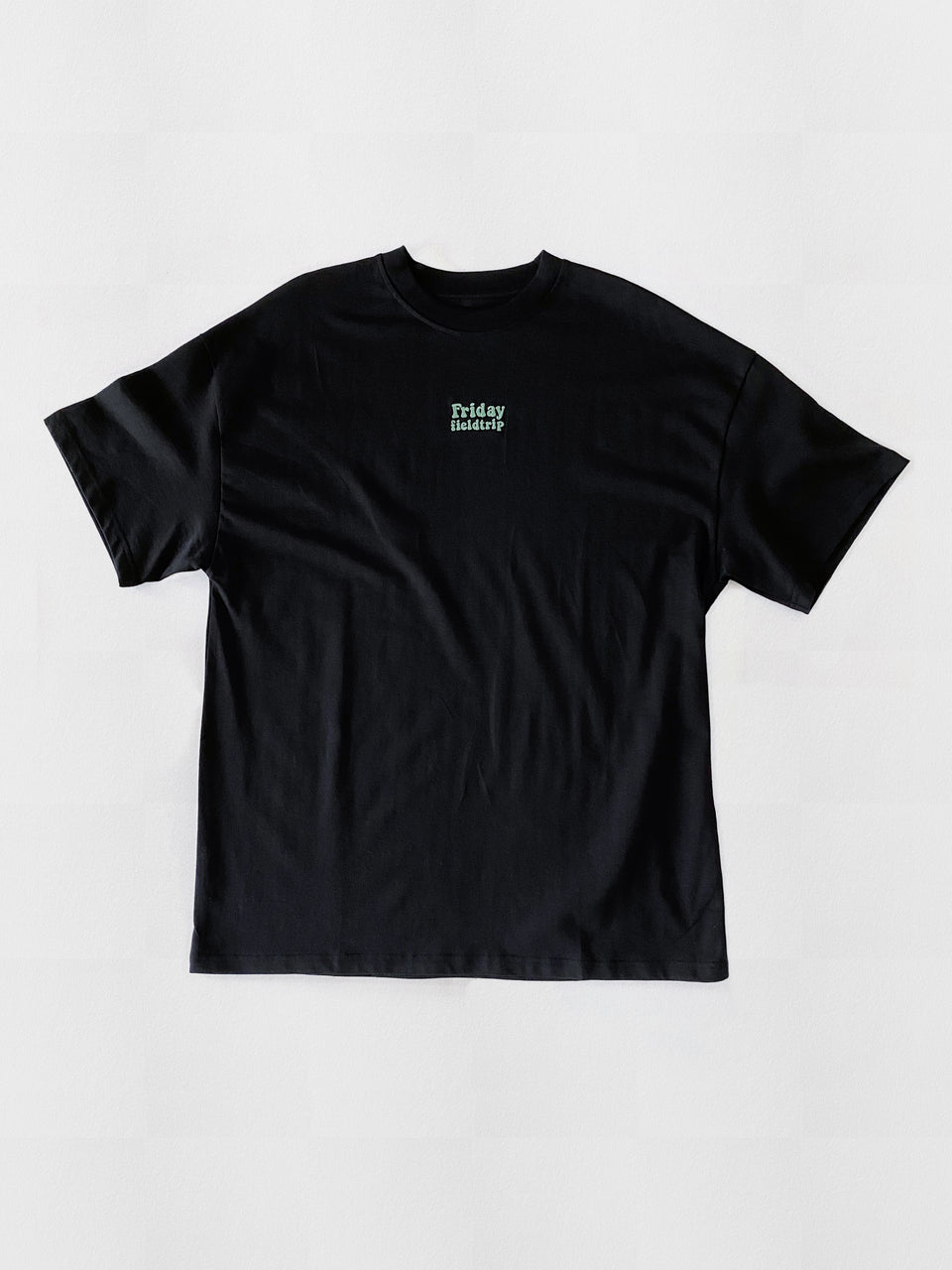 Oversized Logo Shirt in Black