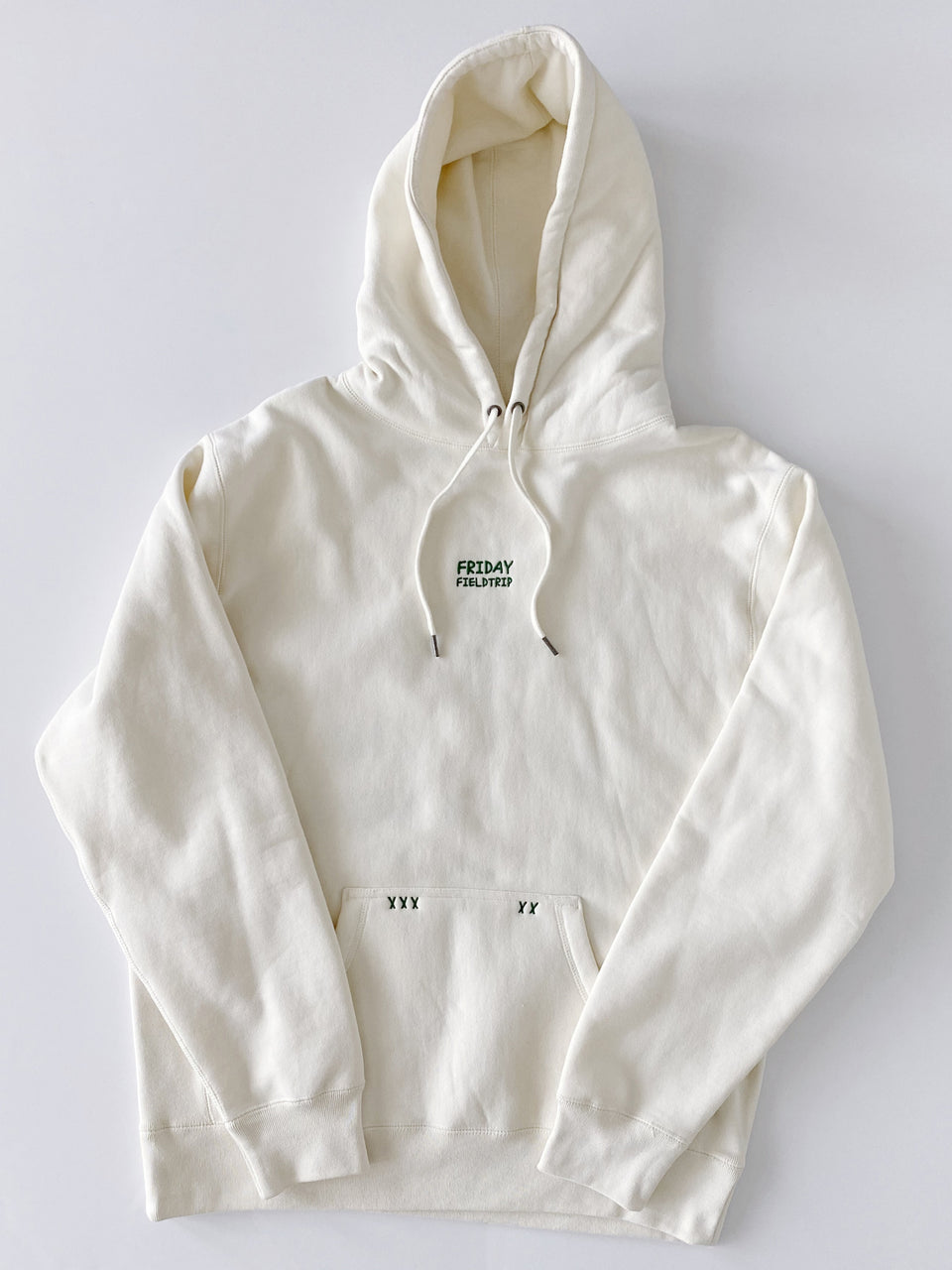 Illustration Hoodie in Cream